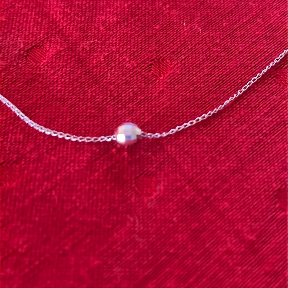 Dogeared Sterling Silver “Keep it Simple” necklace